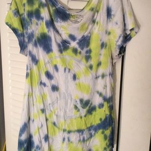 Hand Made Peace Tie Dye Shirt